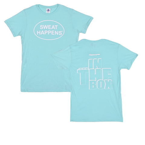Happegear® Celadon Sweat Happens®/…In the Box T-Shirt